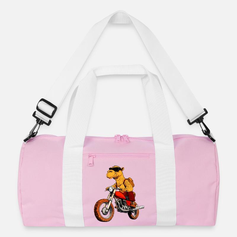 Kamel Motorradfahrer Recycelte Duffel Bag