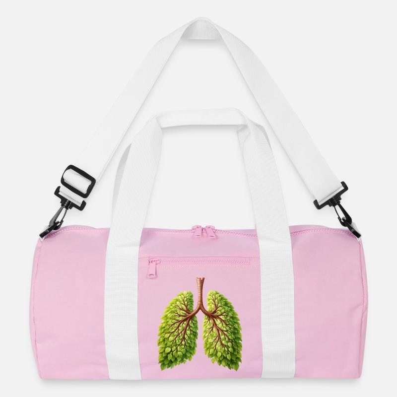 Lung Nature Tree Design Recycled Duffel Bag