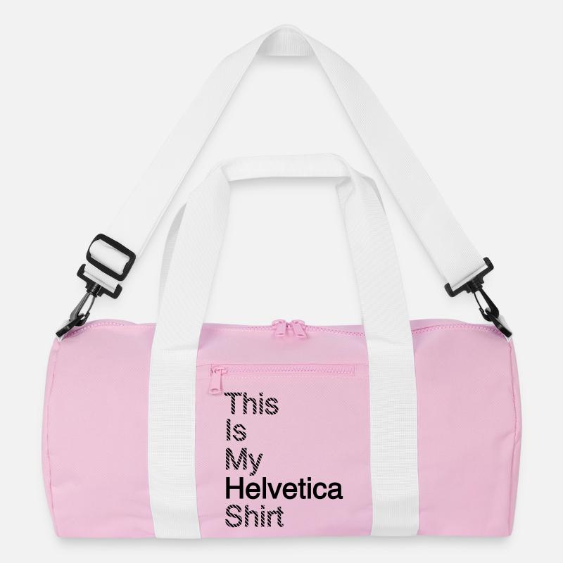 Typography shirt graphic design gift bark Recycled Duffel Bag