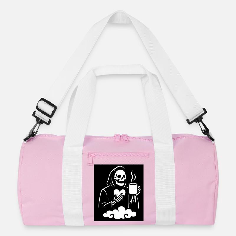 Grim Reaper Coffee Mug Design Recycled Duffel Bag