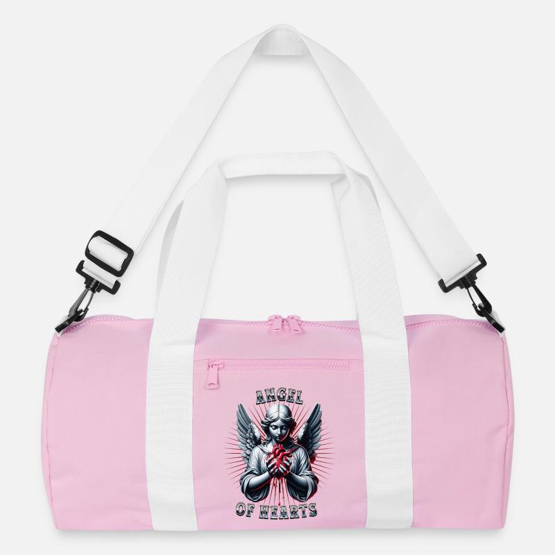 Engel mit blutendem Herz Recycelte Duffel Bag