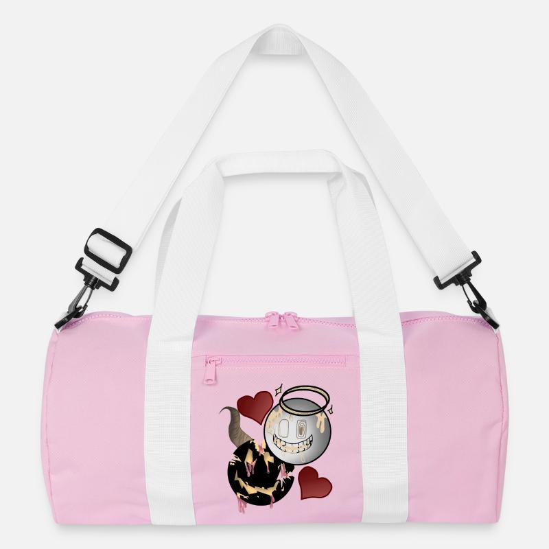 Angel and Devil Design Recycled Duffel Bag