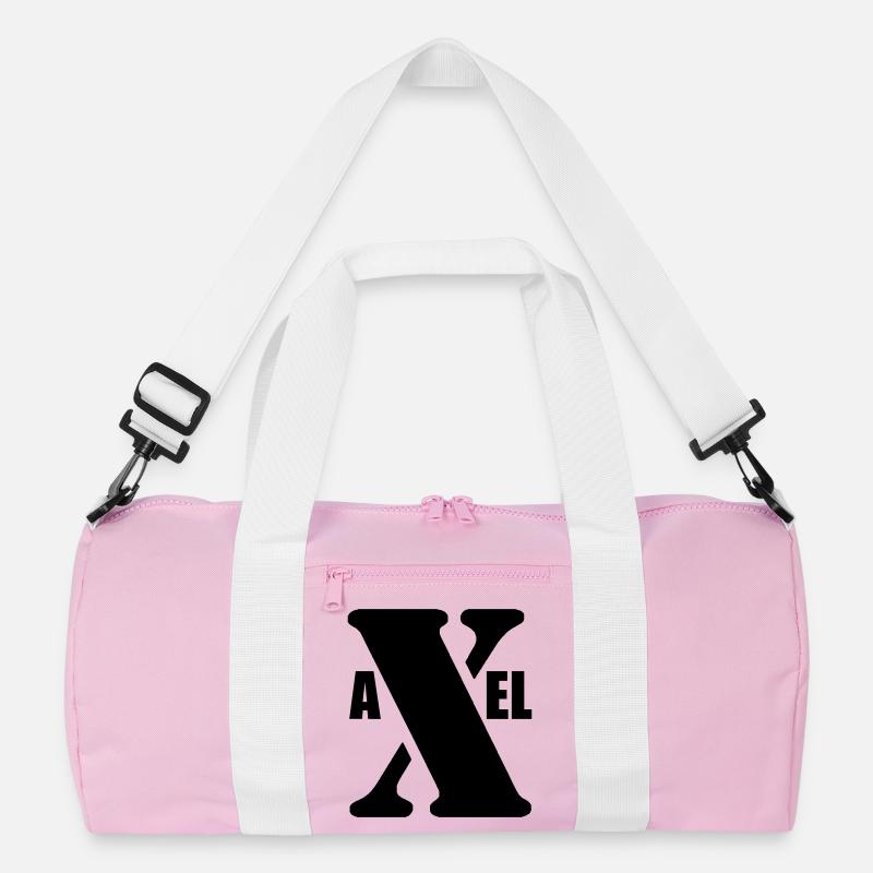 Axel – First Name Design | Minimal Typography Recycelte Duffel Bag