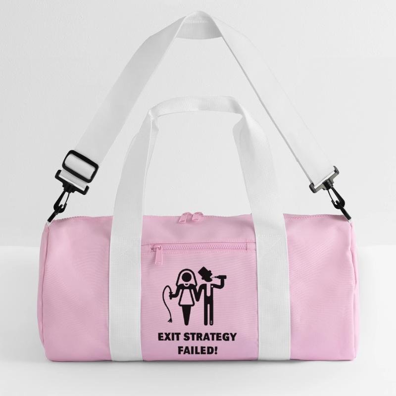 Exit Strategy Failed! (JGA Bräutigam Game Over B) Recycelte Duffel Bag