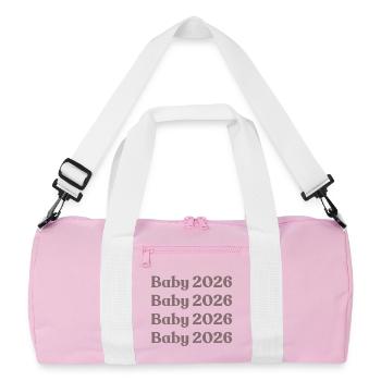 Baby 2026 - Recycled Duffel Bag - pink/white - Front