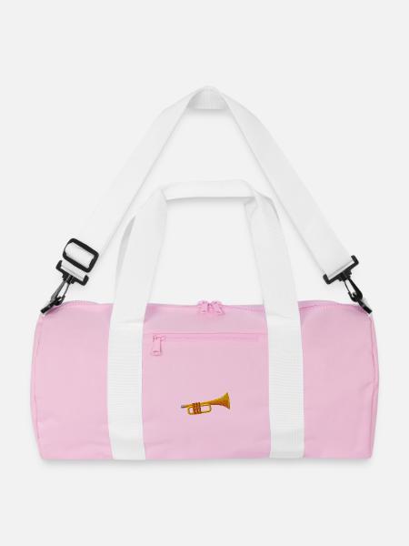 Trompette - Sac de sport recyclé - rose/blanc