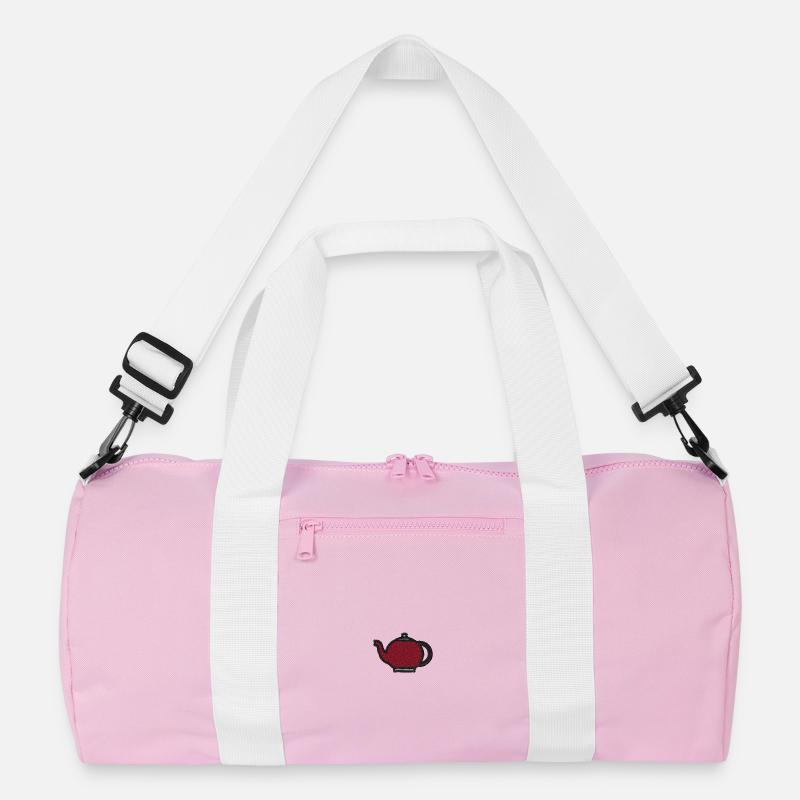 Tea kettle embroidered Recycled Duffel Bag