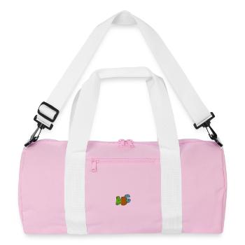 ABC - Recycled Duffel Bag - pink/white - Front