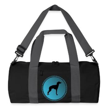 Italian greyhound - Recycled Duffel Bag - black/graphite grey - Front
