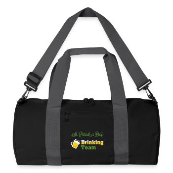 Jour Équipe potable de Saint-Patrick - Sac de sport recyclé - noir/gris graphite - Devant