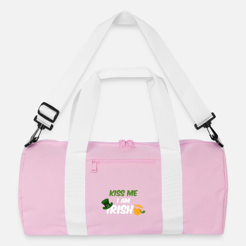 Küss mich ich bin Ire Recycelte Duffel Bag