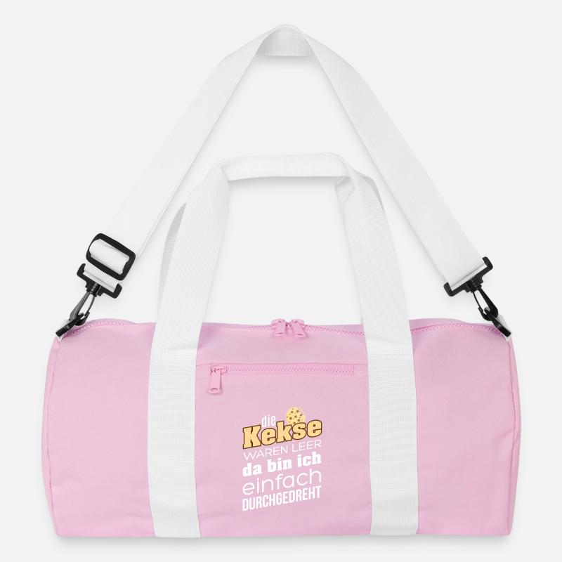 Die Kekse waren leer, da bin ich einfach durchgedr Recycelte Duffel Bag
