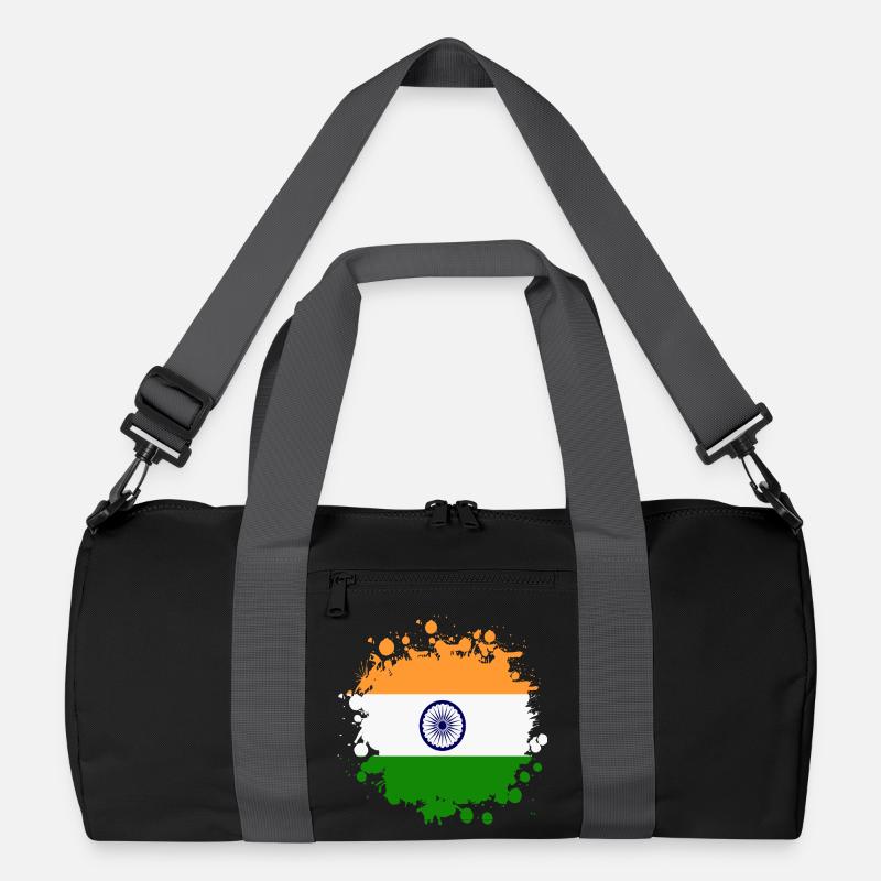 Indien Fleck Klecks / Flagge Geschenk Asien Recycelte Duffel Bag