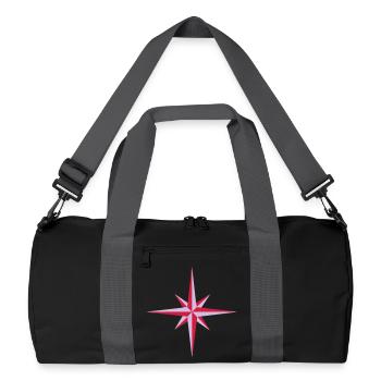 Compass - Recycled Duffel Bag - black/graphite grey - Front