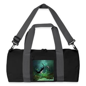 Superbe couverture de rayons sur les basses eaux - Sac de sport recyclé - noir/gris graphite - Devant