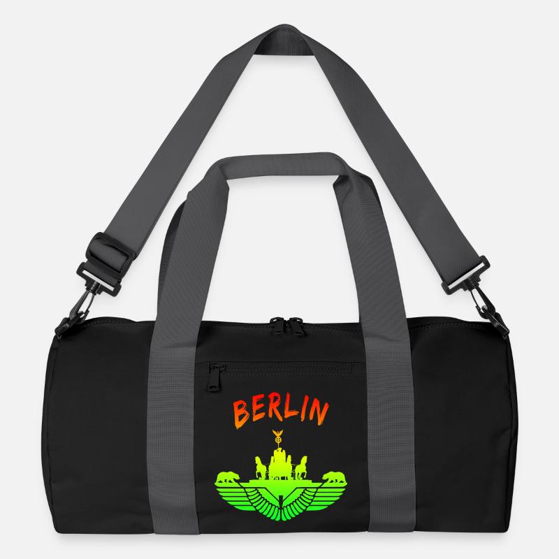 Berlin Design / Berlin Bear Brandenburg Gate Recycled Duffel Bag