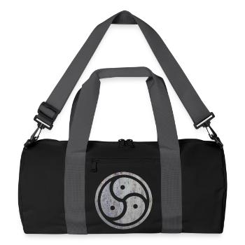 latex bondage symbole fétiche domine maîtresse - Sac de sport recyclé - noir/gris graphite - Devant