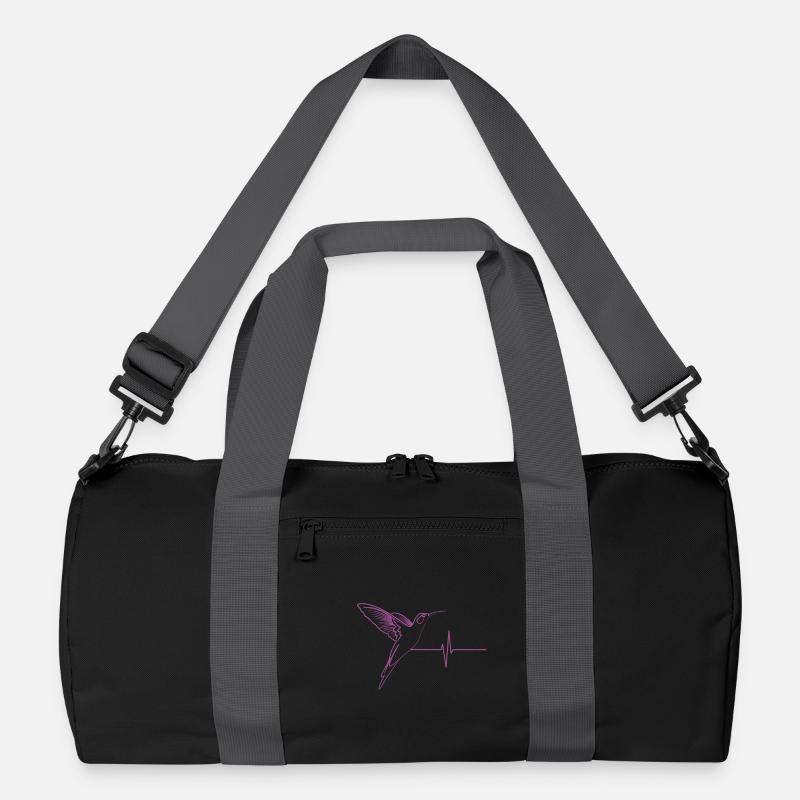 Hummingbird Effect Heartbeat Recycled Duffel Bag