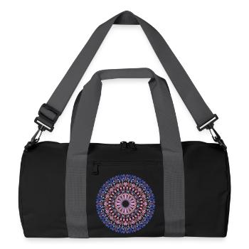 Mandala Mandala - Sac de sport recyclé - noir/gris graphite - Devant