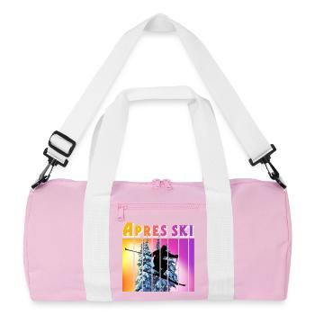 Apres ski - Recycled Duffel Bag - pink/white - Front