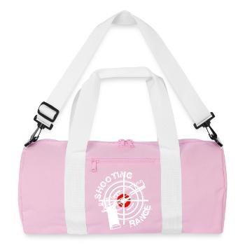 Shooting club - Recycled Duffel Bag - pink/white - Front