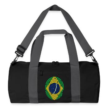 Brasilien Brasil Rio de Janeiro Copacabana Amazona - Recycelte Duffel Bag - Schwarz/Graphitgrau - Vorne