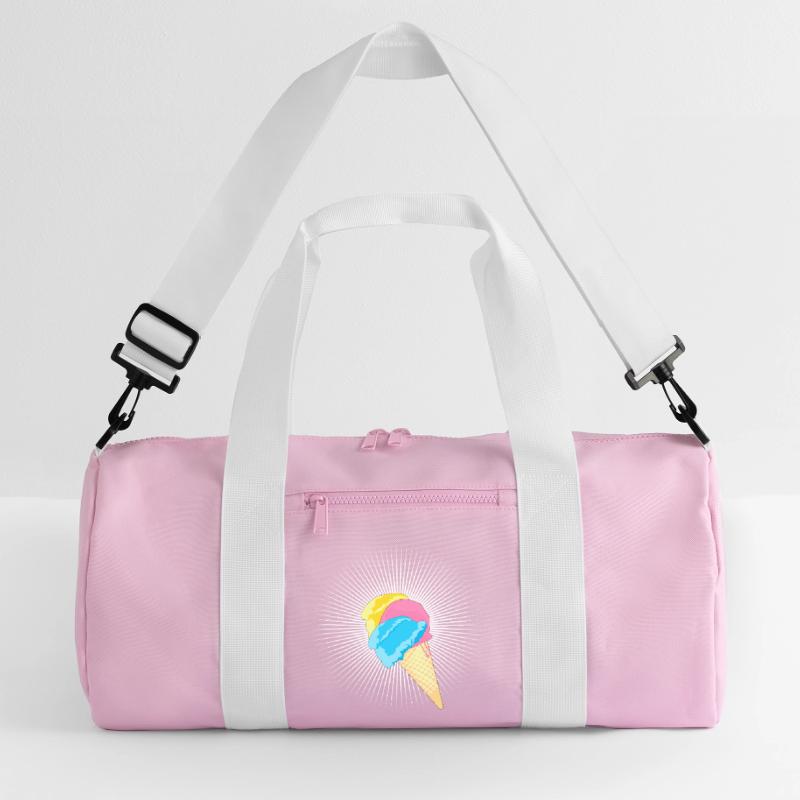 Cornet de crème glacée cornet de crème glacée molle de la crème glacée Sac de sport recyclé