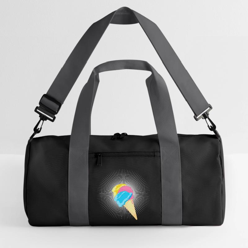 Cornet de crème glacée cornet de crème glacée molle de la crème glacée Sac de sport recyclé