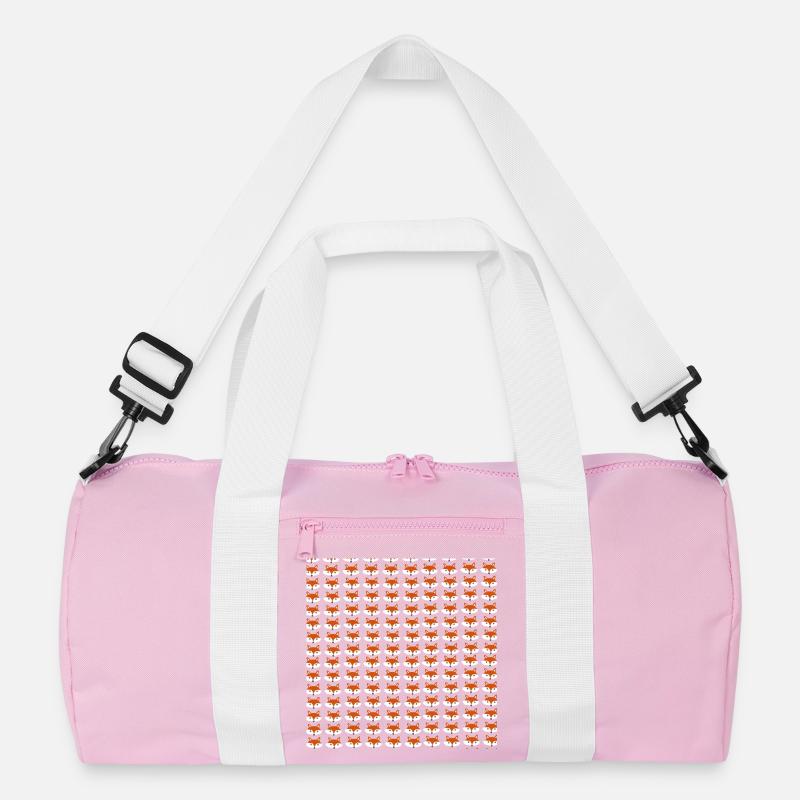 Fuchs Kopf Muster, kindermuster Recycelte Duffel Bag
