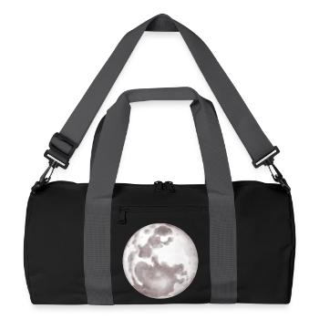 T-shirt fantastique d’Halloween avec la pleine lune garou - Sac de sport recyclé - noir/gris graphite - Devant