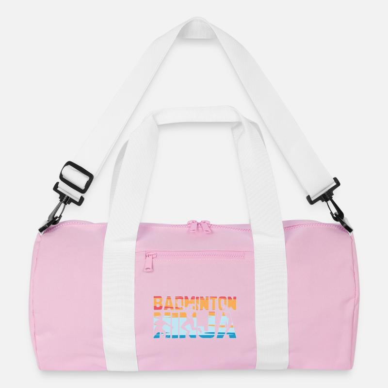 Badminton Ninja Badminton Player Recycled Duffel Bag
