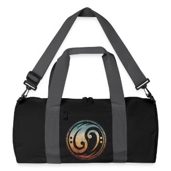Bass Bass Wrench Yin Yang Bass pour bassiste - Sac de sport recyclé - noir/gris graphite - Devant