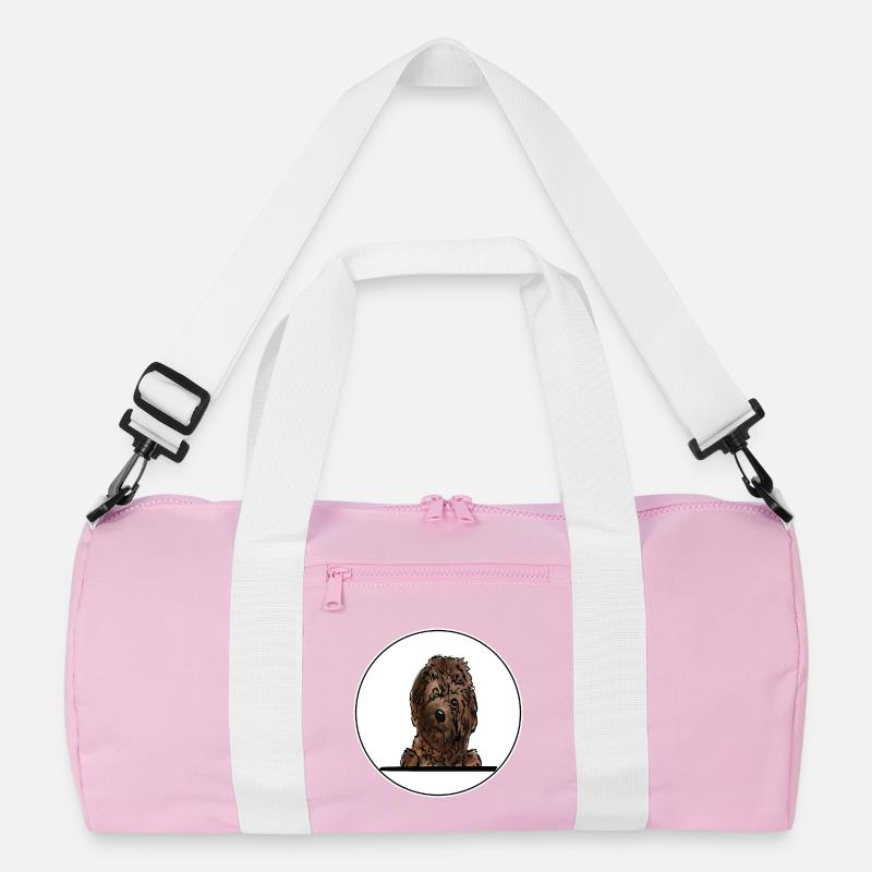 Cavapoo Dog pour les amateurs de chiens qui regardent Sac de sport recyclé