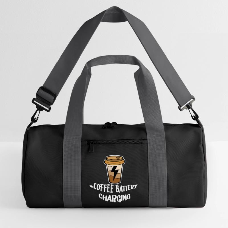 Coffee Drinking Statement Coffee Lovers Breakfast Recycled Duffel Bag