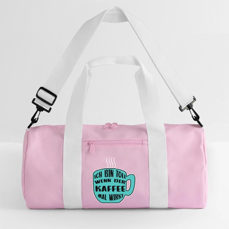 Kaffeetasse Kaffee Statement Koffein Kaffeetrinker Recycelte Duffel Bag