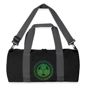 Celtic Knot - Recycled Duffel Bag - black/graphite grey - Front