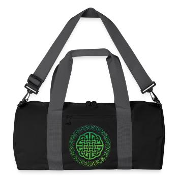 Celtic Knot - Recycled Duffel Bag - black/graphite grey - Front