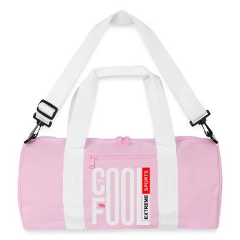 SPORTS EXTRÊMES COOL ET FOUS - Sac de sport recyclé - rose/blanc - Devant