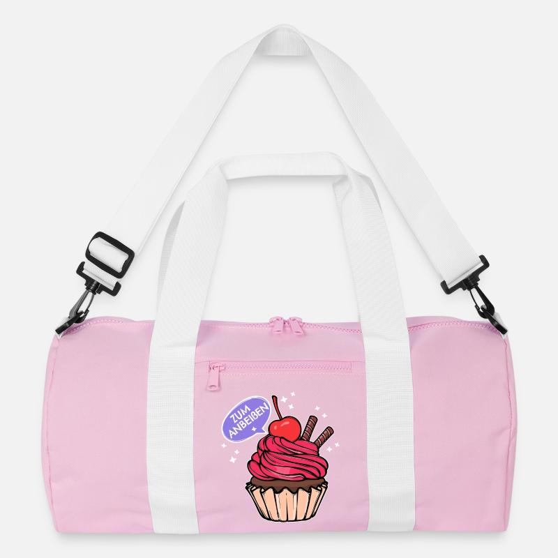 Süßigkeiten Statement Backen Cupcake Naschen Recycelte Duffel Bag