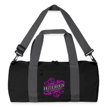 Educator with passion - Recycled Duffel Bag - black/graphite grey - Front