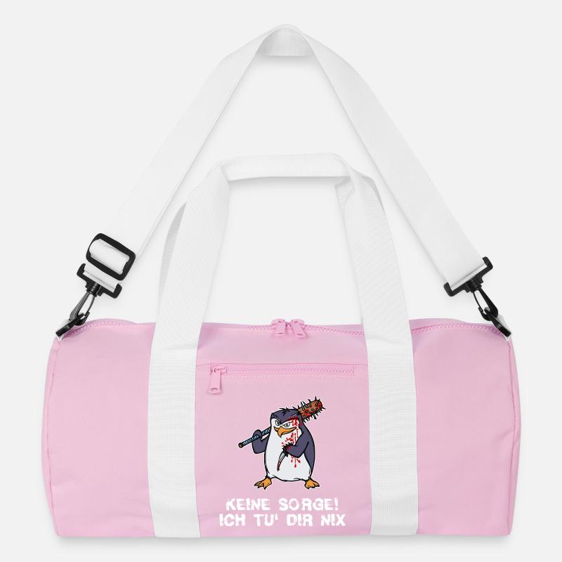 Pingui Vogel Tier Zoo Arktis Statement Seevogel Recycelte Duffel Bag