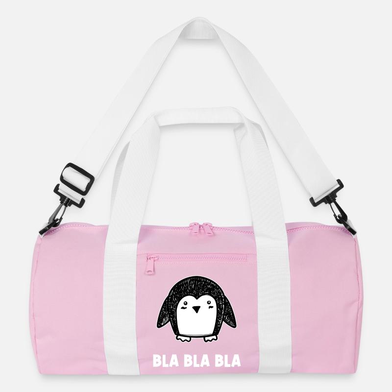 Tier Schnee Spruch Eis Vogel Pinguin Seevogel Recycelte Duffel Bag