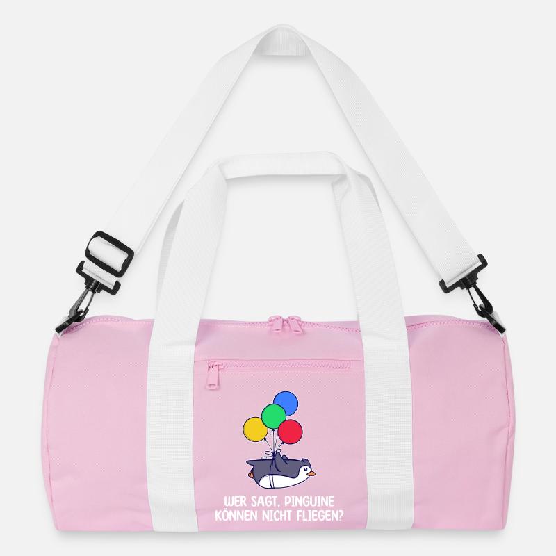 Humorvoll Tier Pinguin Statement Luftballon Vogel Recycelte Duffel Bag