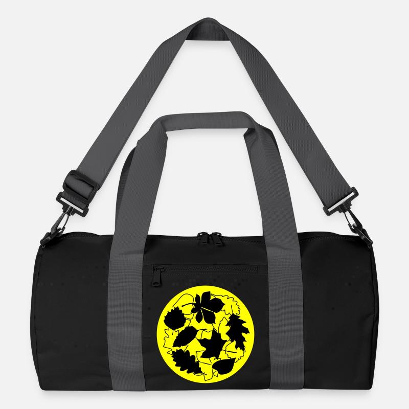 Herbst Kreis Blätter Recycelte Duffel Bag