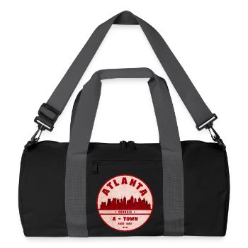 Atlanta Géorgie États-Unis - Sac de sport recyclé - noir/gris graphite - Devant