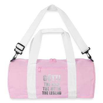 Götti the man the myth the legend - Recycled Duffel Bag - pink/white - Front