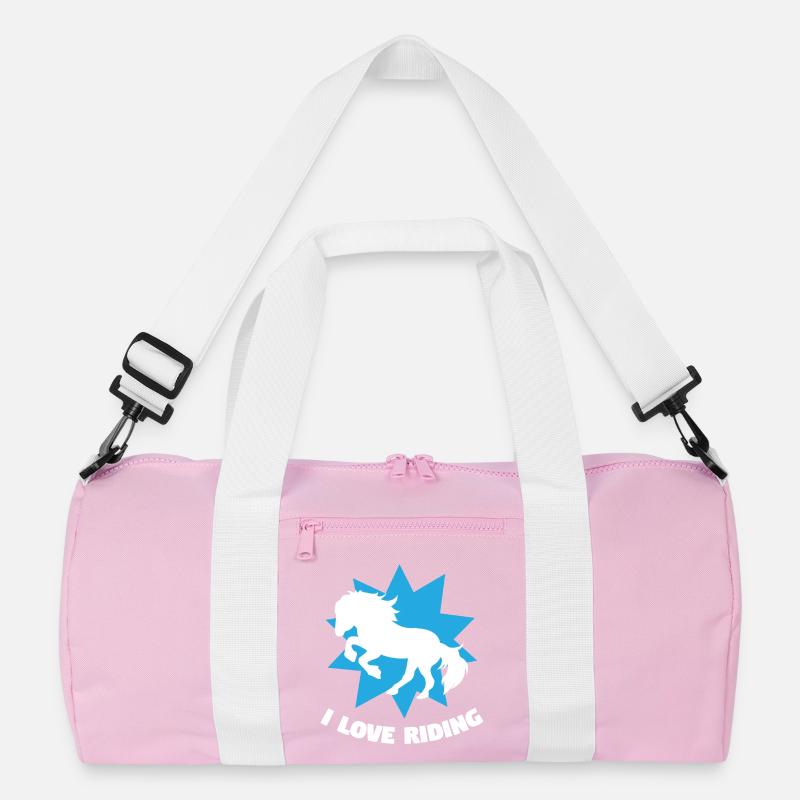 Pferde Reiten Statement Islandpferde Pferdeliebe Recycelte Duffel Bag