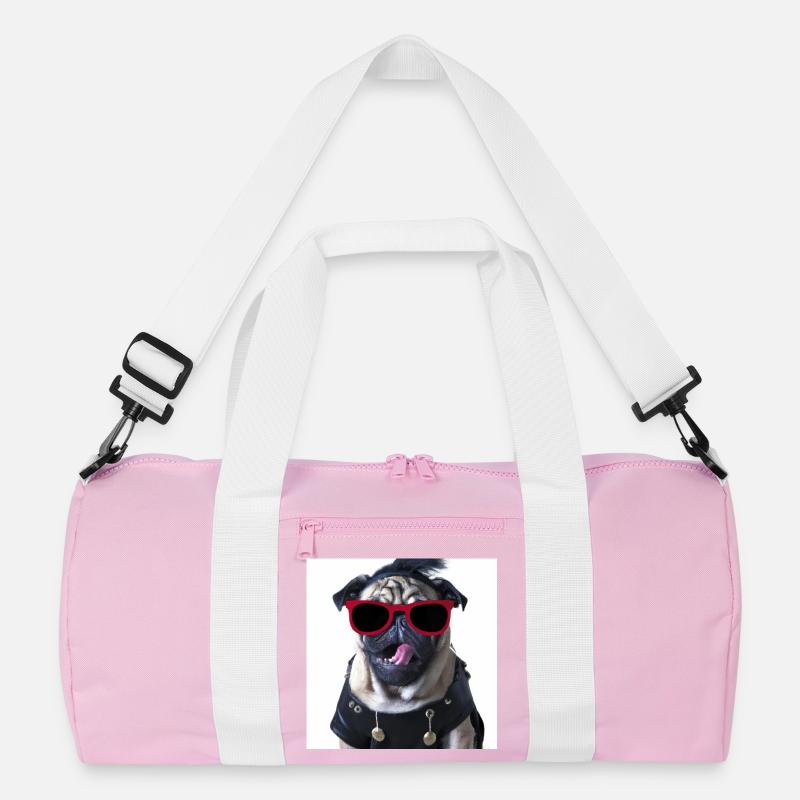 punk mops Recycelte Duffel Bag