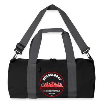Dusseldorf - Recycled Duffel Bag - black/graphite grey - Front