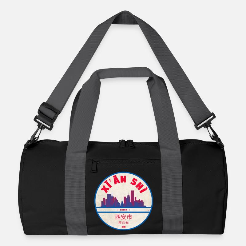 Xi’an Skyline Abzeichen Recycelte Duffel Bag